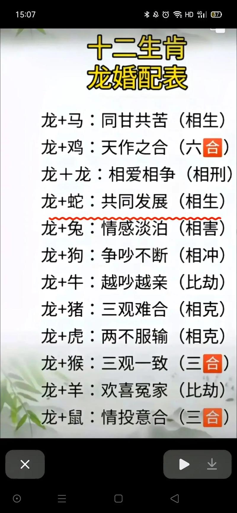 “一八高中龙凤舞”打一正确的生肖