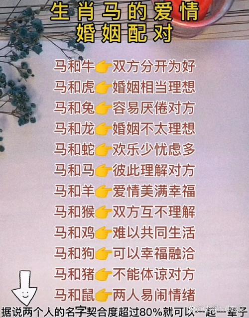 马跟什么生肖相配最好,马跟什么生肖相配最好婚姻