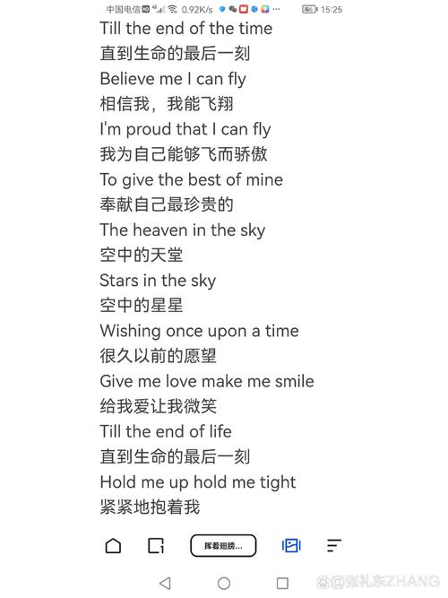 逐句翻译《Fly》歌词：感受自由与梦想的力量