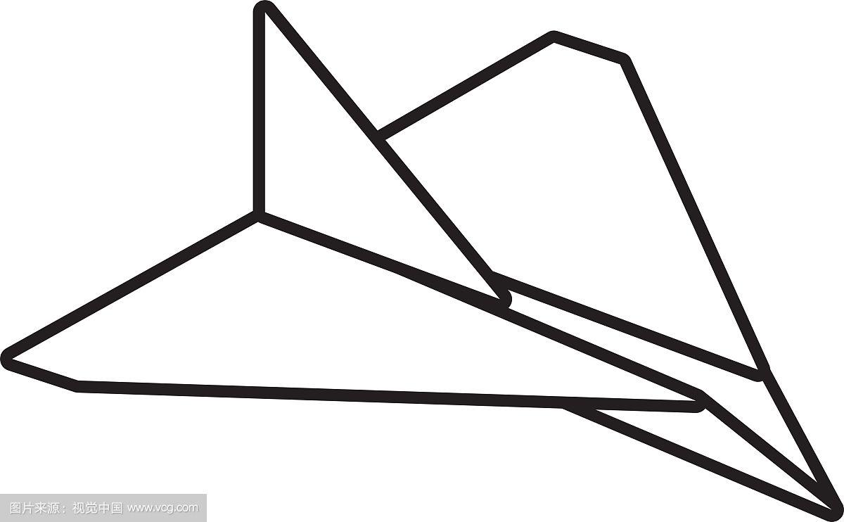 纸飞机简笔画简单又好看，纸飞机简笔画简单又好看又漂亮