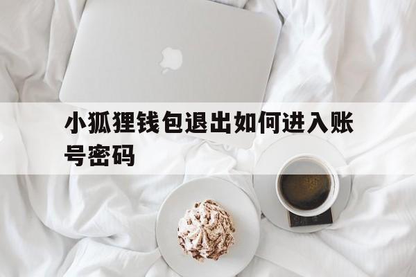 小狐狸钱包退出如何进入账号密码-小狐狸钱包退出如何进入账号密码登录